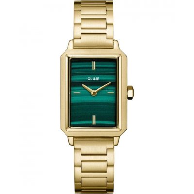 Woman's Watch CLUSE Fluette 30.6mm Stainless Steel Gold/Green CW11502