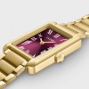 Woman's Watch CLUSE Belisenna 21mm Stainless Steel Bracelet Gold/Wine Red CW15004