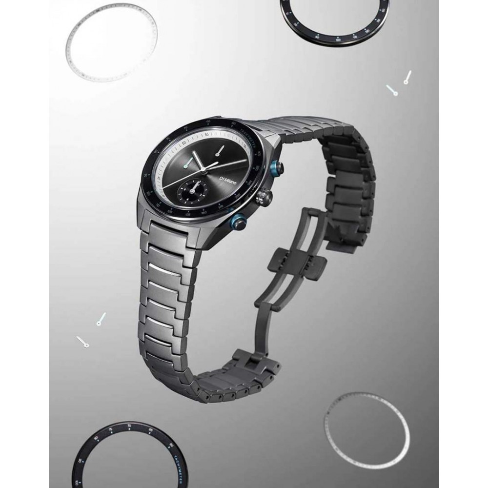 Men's Watch D1 Milano Essential Chronograph 40mm Stainless Steel Bracelet Grey D1-CHBJ21