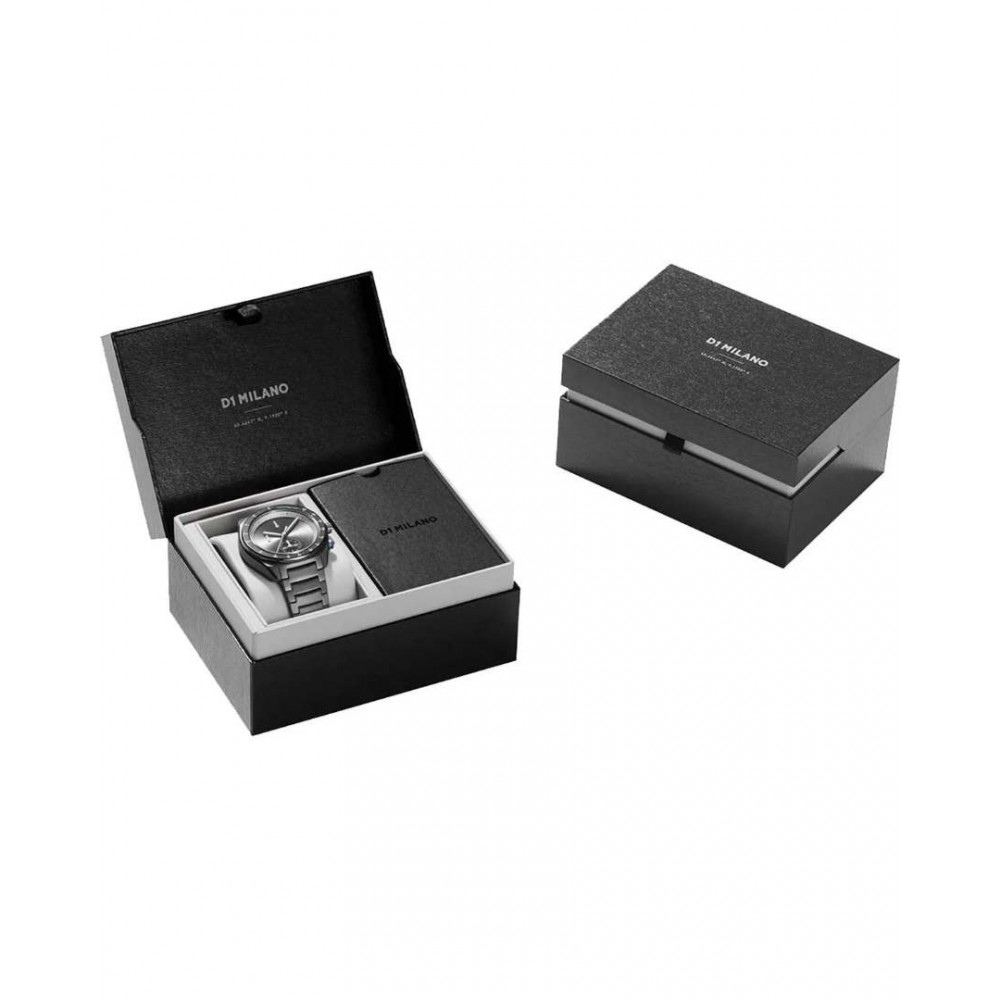 Men's Watch D1 Milano Essential Chronograph 40mm Stainless Steel Bracelet Grey D1-CHBJ21