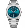 Unisex Watch D1 Milano Ultra Thin Groovy Petrol  39mm Stainless Steel Bracelet Silver/Petrol D1-UHBJ03
