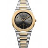 Woman's Watch D1 Milano Ultra Thin Tone Mellow Two Tone 34mm Stainless Steel Bracelet Silver/Gold/Black D1-UHBL03