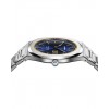 Unisex Watch D1 Milano Ultra Thin '1970' 39mm Stainless Steel Bracelet Silver/Blue D1-UHBJ07