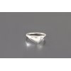 Woman's Ring DaphneP Blots Triangle Sterling Silver 001-silver