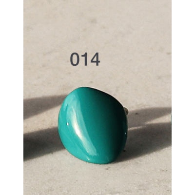 Woman's Ring DaphneP Blots Big Pebble 014 Brass Enamel Woman's Ring DaphneP Blots Big Pebble 014 Brass Enamel