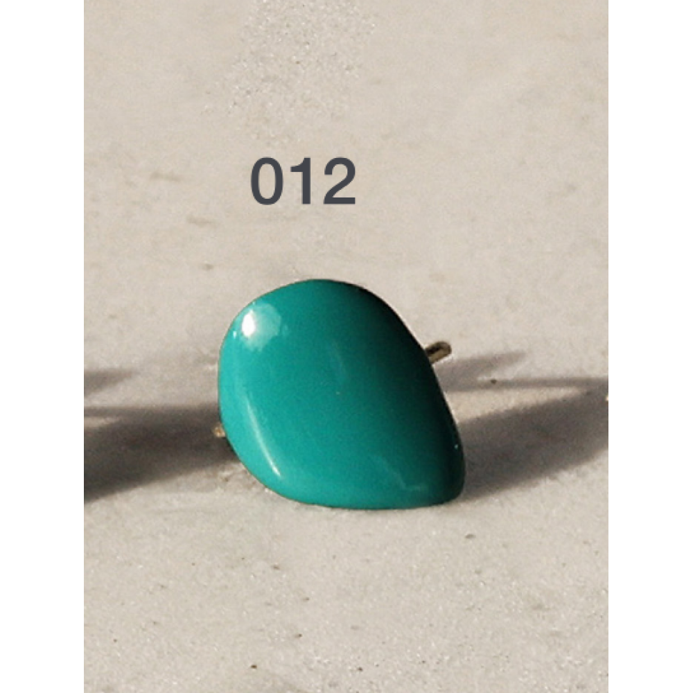 Woman's Ring DaphneP Blots Broken Pillar 012 Brass Enamel
