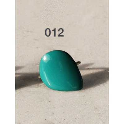 Woman's Ring DaphneP Blots Broken Pillar 012 Brass Enamel Woman's Ring DaphneP Blots Broken Pillar 012 Brass Enamel