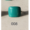 Woman's Ring DaphneP Blots Square 008 Brass Enamel Woman's Ring DaphneP Blots Square 008 Brass Enamel