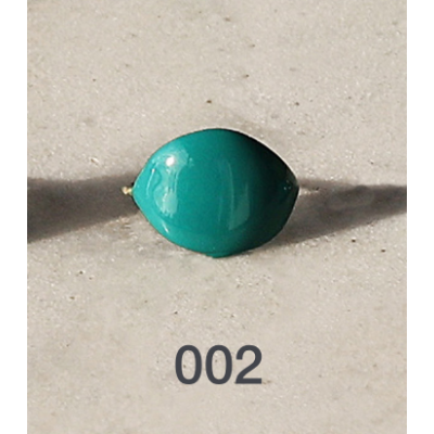 Woman's Ring DaphneP Blots Eye 002 Brass Enamel Woman's Ring DaphneP Blots Eye 002 Brass Enamel