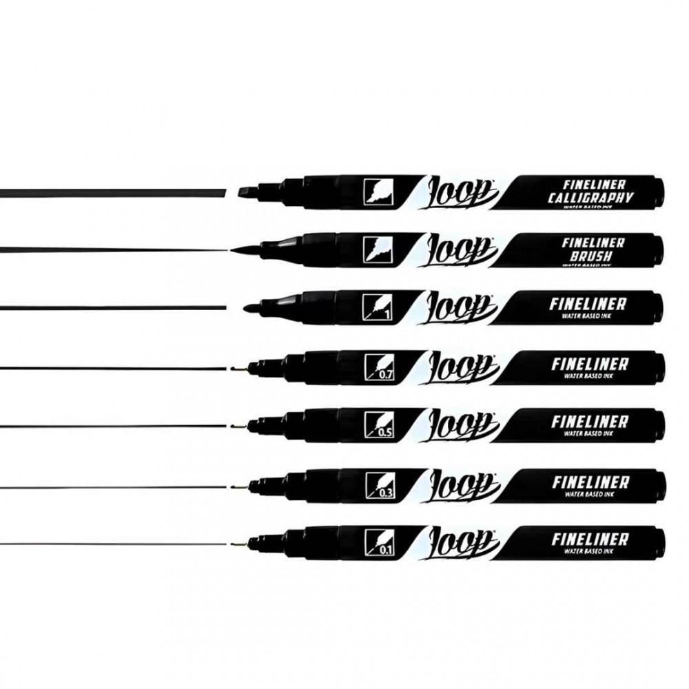 Μαρκαδόρος Σχεδίου On The Run Luxus Liner 0.2mm Μελάνι Βάσης Αλκοόλης Μαύρο OTR220200