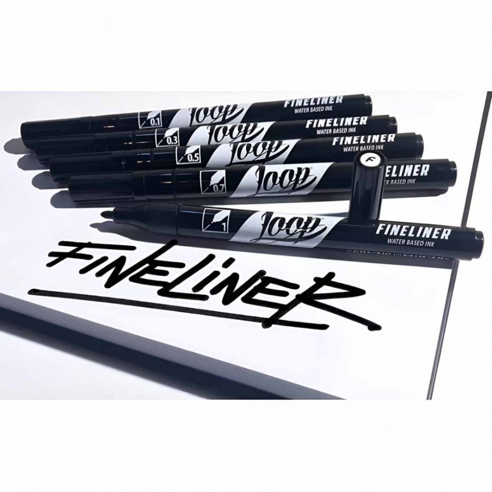 Μαρκαδόρος Σχεδίου On The Run Luxus Liner 0.2mm Μελάνι Βάσης Αλκοόλης Μαύρο OTR220200