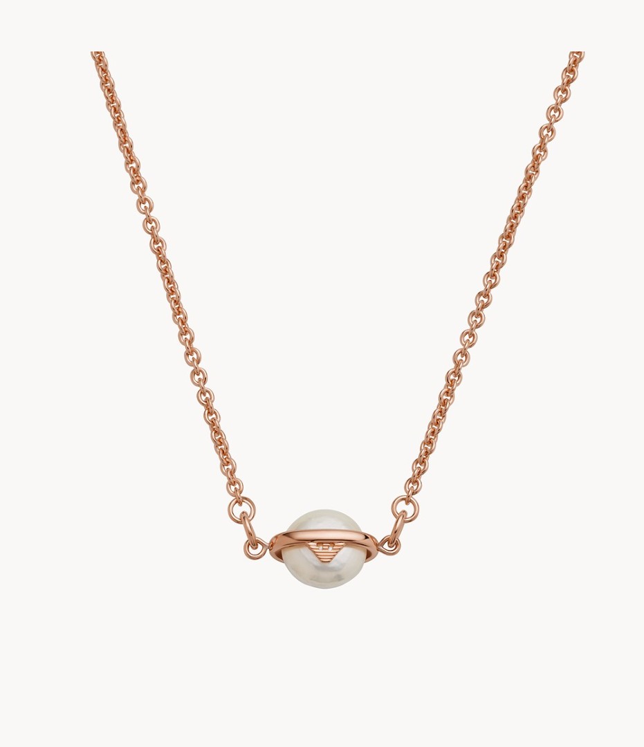 Woman's Necklace Emporio Sterling Silver Rose Gold EG3532221