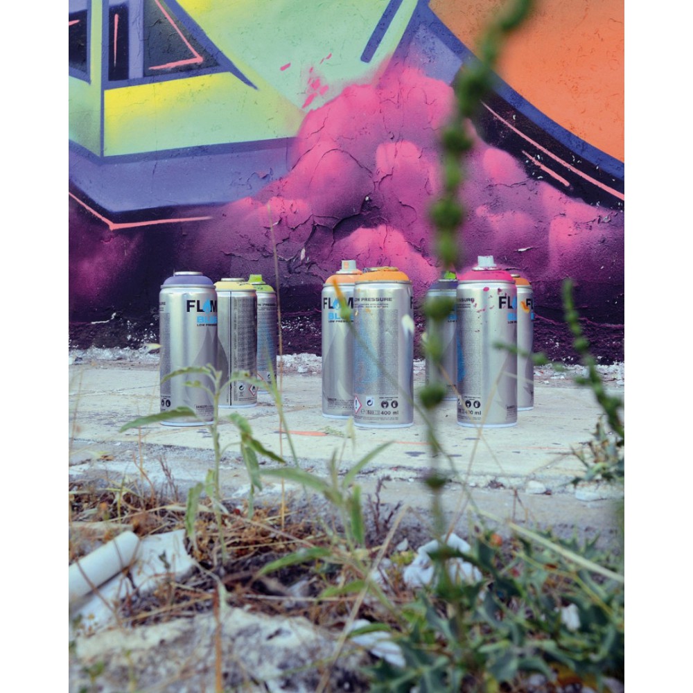 Grafitti Spray Flame Blue 400ml FB-204 light orange