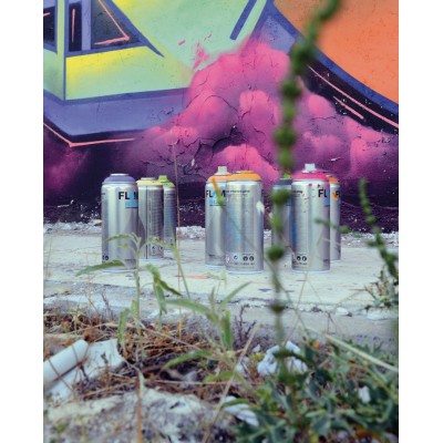 Grafitti Spray Flame Blue 400ml FB-212 orange