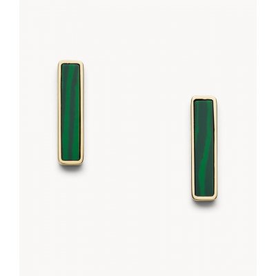 Womans Earrings FOSSIL Vintage Glitz Green