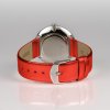 Woman's Watch JACQUES LEMANS Design Collection Red Leather Strap