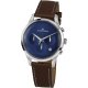 Unisex Watch JACQUES LEMANS Retro Classic Chronograph Brown Leather Strap