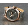 Unisex  Watch JACQUES LEMANS Retro Classic Chronograph Grey Leather Strap