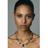 Γυναικείο Κολιέ Katerina Makriyianni Mosi Multicolor 24K Επιχρυσωμένος Ορειχαλκος Πολύχρωμες Πέτρες K21.N9.MLT