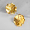 Woman's Earrings KATERINA PSOMA Rose Flower Metal Clip Earrings Woman's Earrings KATERINA PSOMA Rose Flower Metal Clip Earrings