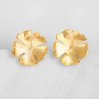 Woman's Earrings KATERINA PSOMA Rose Flower Metal Clip Earrings Woman's Earrings KATERINA PSOMA Rose Flower Metal Clip Earrings