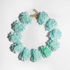 Γυναικείο Κολιέ KATERINA PSOMA Rose Turquoise Short Επιχρυσωμένος Ορείχαλκος Σκαλισμενο Ακρυλικό SS25AE07TQ Γυναικείο Κολιέ KATERINA PSOMA Rose Turquoise Short Επιχρυσωμένος Ορείχαλκος Σκαλισμενο Ακρυλικό SS25AE07TQ