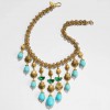 Γυναικείο Κολιέ KATERINA PSOMA Ampitrite Short Turquoise Charm Επιχρυσωμένος Ορείχαλκος Σμάλτο Τιρκουάζ Χάντρες SSN2612TQ