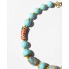 Woman's Necklace KATERINA PSOMA Memphis Brown Short Gold Plated Brass Crystals Beads FWN2601BR