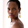 Γυναικεία Σκουλαρίκια KATERINA PSOMA Calypso Shell Dangles Επιχρυσωμένος Ορείχαλκος Κρύσταλοι SSE2601
