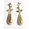 Women's Earrings KATERINA PSOMA Aurelia Drops Gold Plated Brass FWE2613