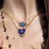 Γυναικείο Κολιέ KATERINA PSOMA Purple Evil Eye Heart Επιχρυσωμένος Ορείχαλκος Κρύσταλλοι Σμάλτο EVNHR01PRL Γυναικείο Κολιέ KATERINA PSOMA Purple Evil Eye Heart Επιχρυσωμένος Ορείχαλκος Κρύσταλλοι Σμάλτο EVNHR01PRL