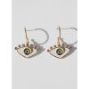 Γυναικεία Σκουλαρίκια KATERINA PSOMA White Evil Eye Dangle Επιχρυσωμένος Ορείχαλκος Λευκό Σμάλτο Κρύσταλλοι EVE02WH Γυναικεία Σκουλαρίκια KATERINA PSOMA White Evil Eye Dangle Επιχρυσωμένος Ορείχαλκος Λευκό Σμάλτο Κρύσταλλοι EVE02WH