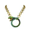 Woman's Necklace KATERINA PSOMA Nuwa Chain with Turquoise Beads