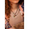 Γυναικείο Κολιέ Maria Kaprili Soo Hot Chili Small Μαύρη Πιπεριά, Πυρίτες και Κόκκινο Κορδόνι 1796S Γυναικείο Κολιέ Maria Kaprili Soo Hot Chili Small Μαύρη Πιπεριά, Πυρίτες και Κόκκινο Κορδόνι 1796S