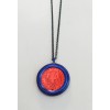 Women's Necklace Maria Kaprili Money Money Enameled Small Dots Coin 2634