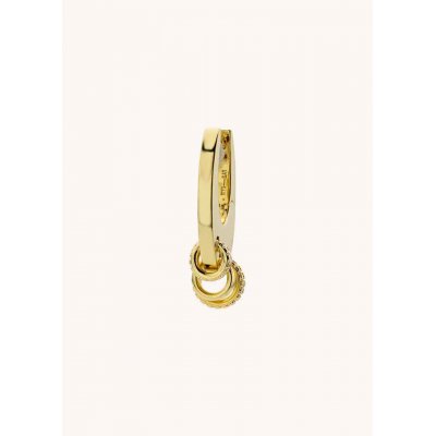  Γυναικείo Μονό Σκουλαρίκι Mya-Bay Rock Stellar Chain Επιχρυσωμένος Ορείχαλκος Ζιργκόν BO-328.1