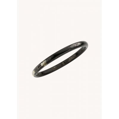 Woman's Bracelet Mya-Bay Small Black Lupita Black Buffalo Horn BR-343