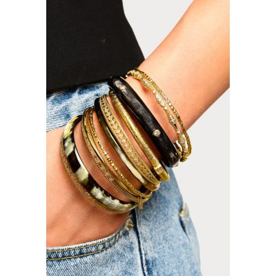 Γυναικείο Βραχιόλι Mya-Bay Black Naomi Bracelet Μαύρο Κέρατο Βούβαλου BR-347 Γυναικείο Βραχιόλι Mya-Bay Black Naomi Bracelet Μαύρο Κέρατο Βούβαλου BR-347