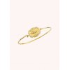 Woman's Bracelet Mya-Bay Divali Bracelet Gold Plated Brass Zirconia BR-354