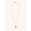 Woman's Necklace Mya-Bay Rainbow Square Gold Plated Brass Zirconia CO-375 Woman's Necklace Mya-Bay Rainbow Square Gold Plated Brass Zirconia CO-375
