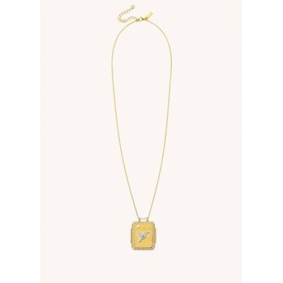 Γυναικείο Κολιέ Mya-Bay Colibri Boheme Επιχρυσωμένος Ορείχαλκος Ζιργκόν  CO-413