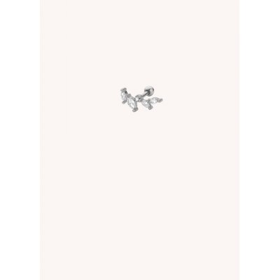 Γυναικείo Μονό Σκουλαρίκι Mya-Bay Little Sweetbay Magnolia Ασήμι 925 Ζιργκόν P-21 Γυναικείo Μονό Σκουλαρίκι Mya-Bay Little Sweetbay Magnolia Ασήμι 925 Ζιργκόν P-21