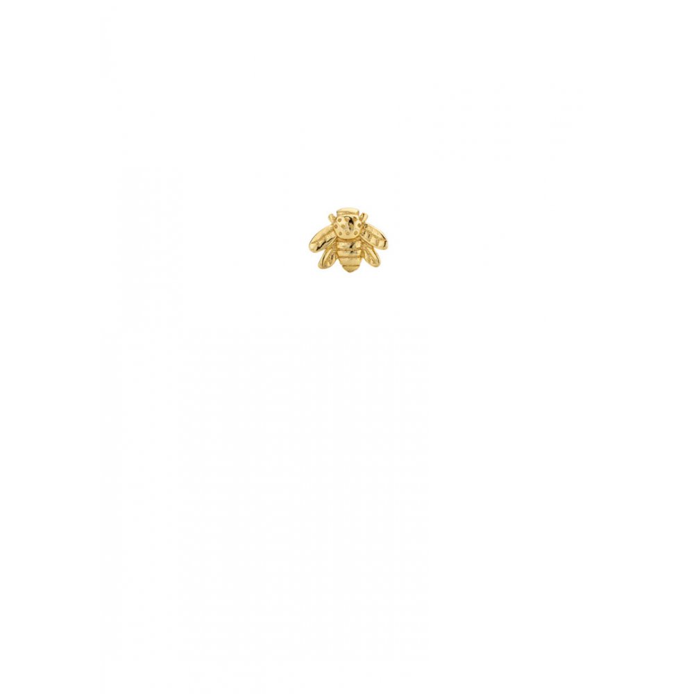 Γυναικείo Μονό Σκουλαρίκι Mya-Bay Bee  Επιχρυσωμένος Ορείχαλκος  P-68
