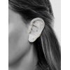 Γυναικείo Μονό Σκουλαρίκι Mya-Bay Little Sweetbay Magnolia Επιχρυσωμένο Ασήμι 925 Ζιργκόν P-21