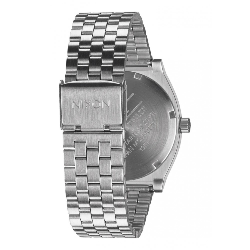ΝΙΧΟΝ Unisex ρολόι Time Teller 37mm Green Sunray Πράσινο A045-1696-000