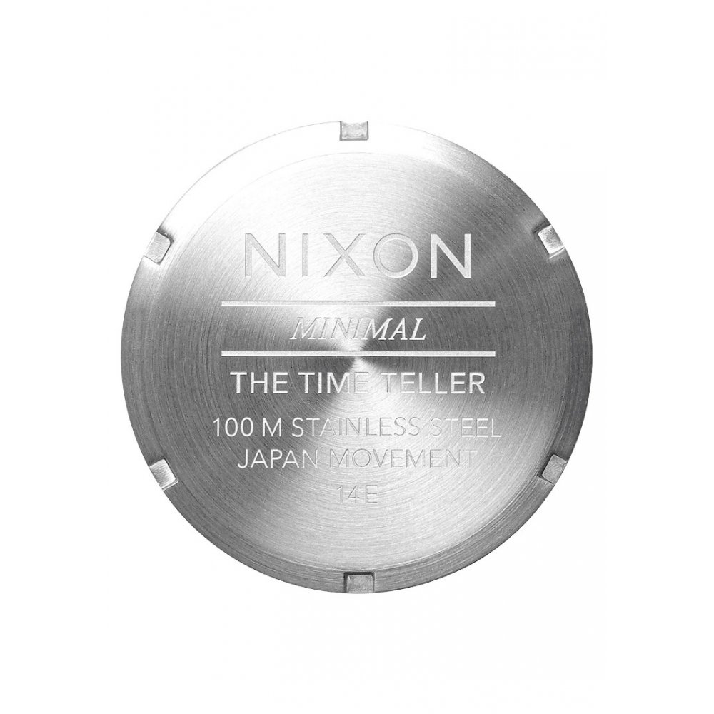 Unisex Watch Nixon Time Teller 37mm Silver / Turquoise A045-2084-00