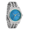 ΝΙΧΟΝ Unisex Ρολόι Time Teller 37mm Ανοξείδωτο Ατσάλι Μπρασελέ Ασημί/Μπλε A045-5302-00 ΝΙΧΟΝ Unisex Ρολόι Time Teller 37mm Ανοξείδωτο Ατσάλι Μπρασελέ Ασημί/Μπλε A045-5302-00