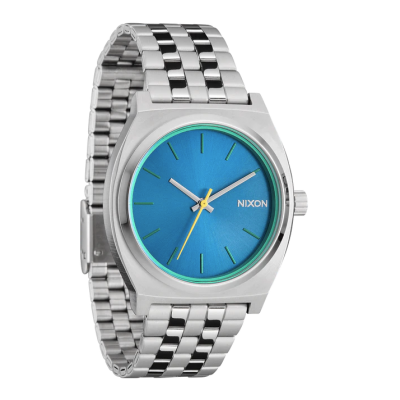 ΝΙΧΟΝ Unisex Ρολόι Time Teller 37mm Ανοξείδωτο Ατσάλι Μπρασελέ Ασημί/Μπλε A045-5302-00 ΝΙΧΟΝ Unisex Ρολόι Time Teller 37mm Ανοξείδωτο Ατσάλι Μπρασελέ Ασημί/Μπλε A045-5302-00