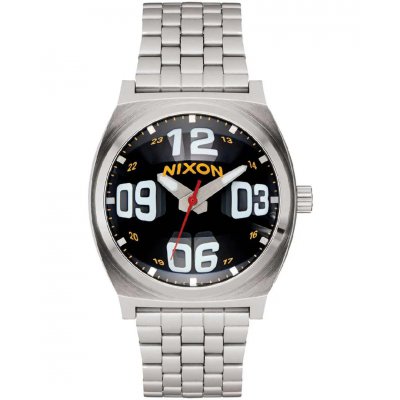 Unisex Ρολόι ΝΙΧΟΝ Time Teller 37mm Ανοξείδωτο Ατσάλι Ασημί/Μαύρο A045-5321-00 Unisex Ρολόι ΝΙΧΟΝ Time Teller 37mm Ανοξείδωτο Ατσάλι Ασημί/Μαύρο A045-5321-00