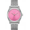 Unisex Ρολόι NIXON Medium Time Teller 31mm Ανοξείδωτο Ατσάλι Ασημί/Ροζ A1130-2719-00 Unisex Ρολόι NIXON Medium Time Teller 31mm Ανοξείδωτο Ατσάλι Ασημί/Ροζ A1130-2719-00